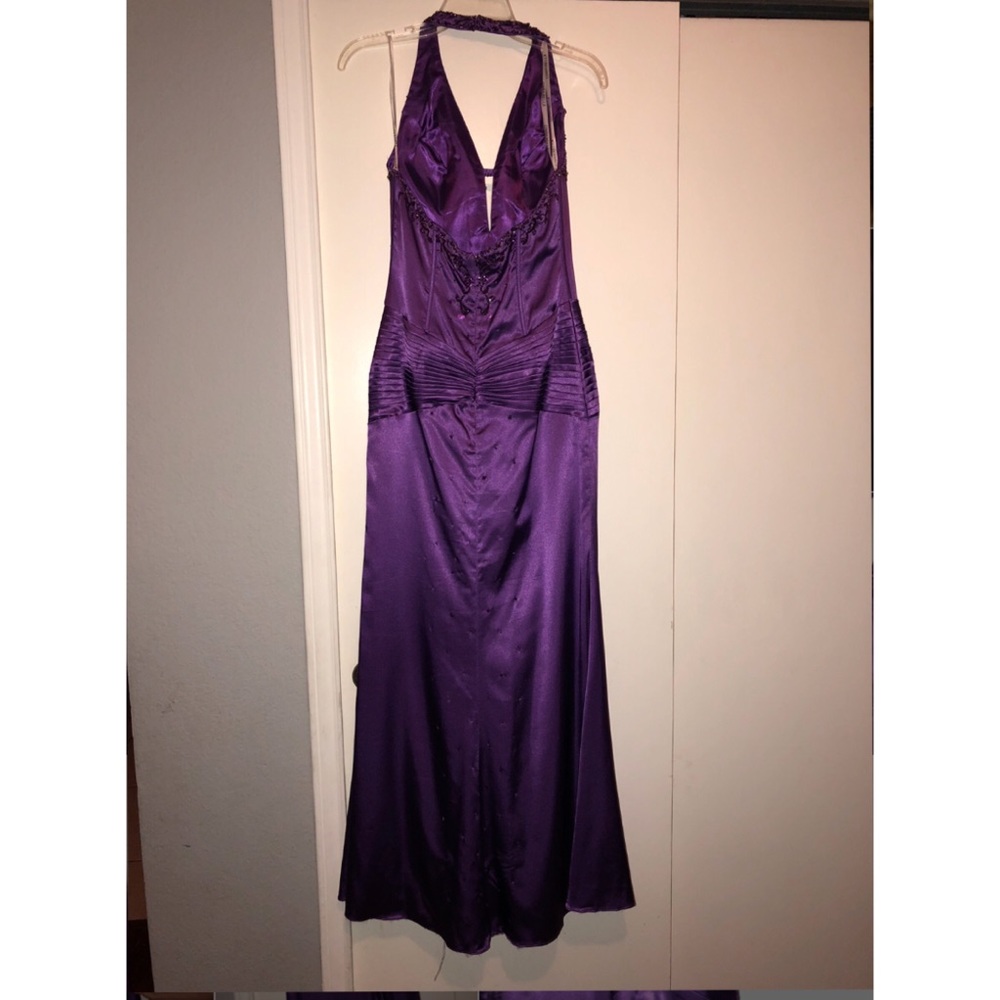 Purple prom dress
